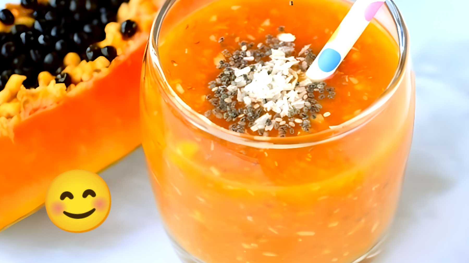 Beneficios del jugo de papaya y chía"