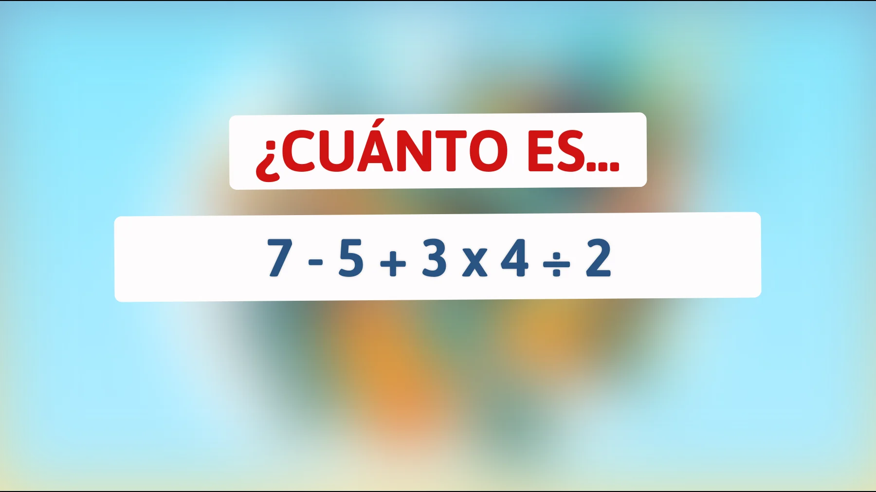 ¿Puedes resolver este acertijo matemático que solo los genios comprenden? Descubre si realmente eres uno de ellos."