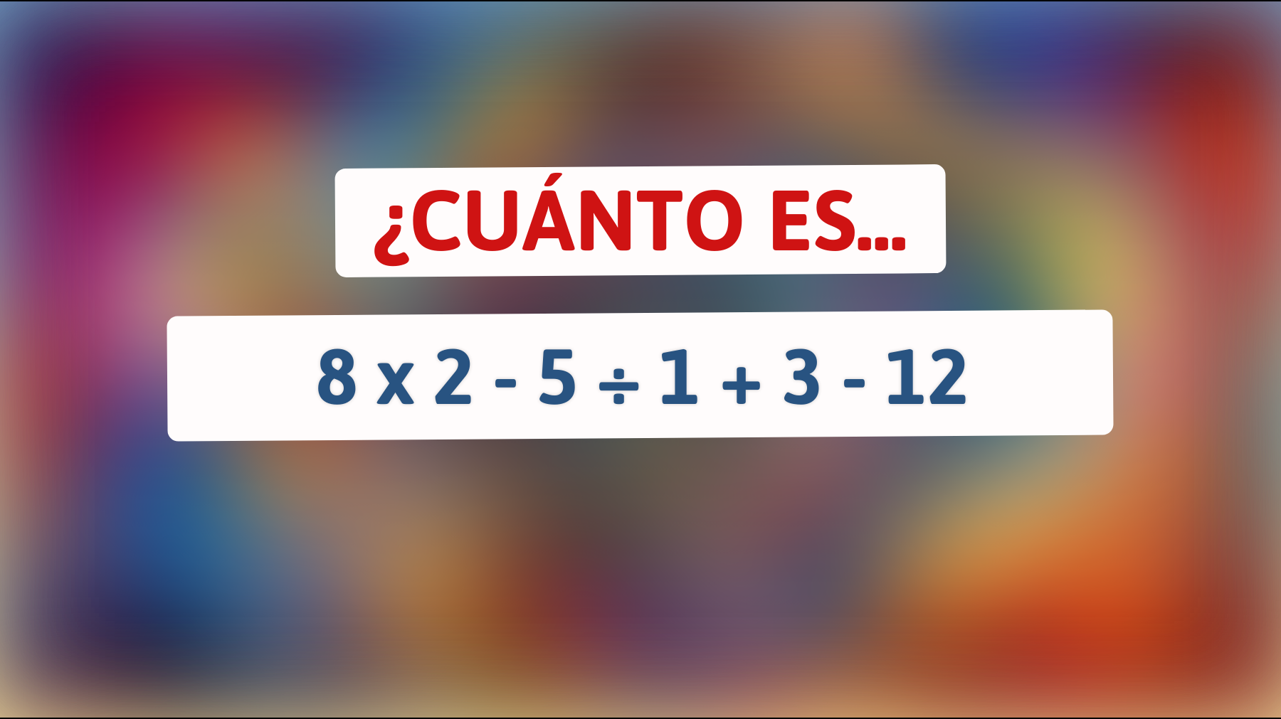 Descubre el enigma matemático solo resuelto por el 1%: ¿Serás capaz de superar este reto?"