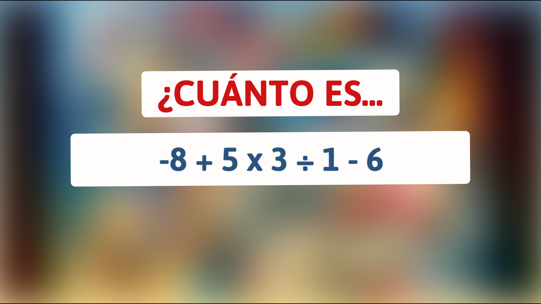 \"¿Te atreves a resolver este enigma matemático que desafía a las mentes más brillantes?\""