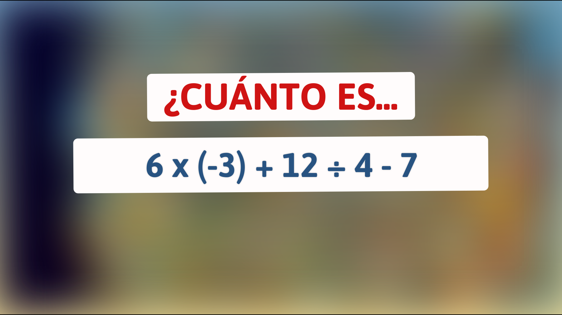 ¡Descubre el acertijo matemático que solo los genios pueden resolver! ¿Te atreves a encontrar la respuesta correcta?"