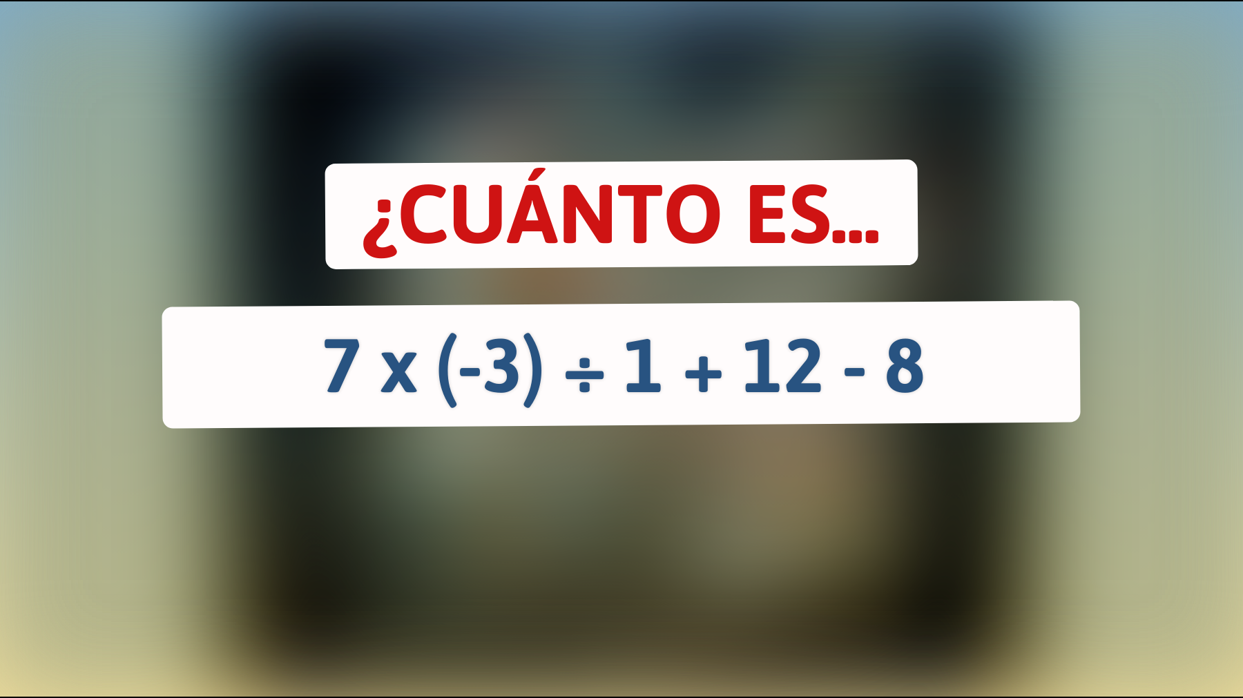 ¡Descubre por qué solo el 1% de las personas resuelven este acertijo matemático en segundos! ¿Eres uno de ellos?"