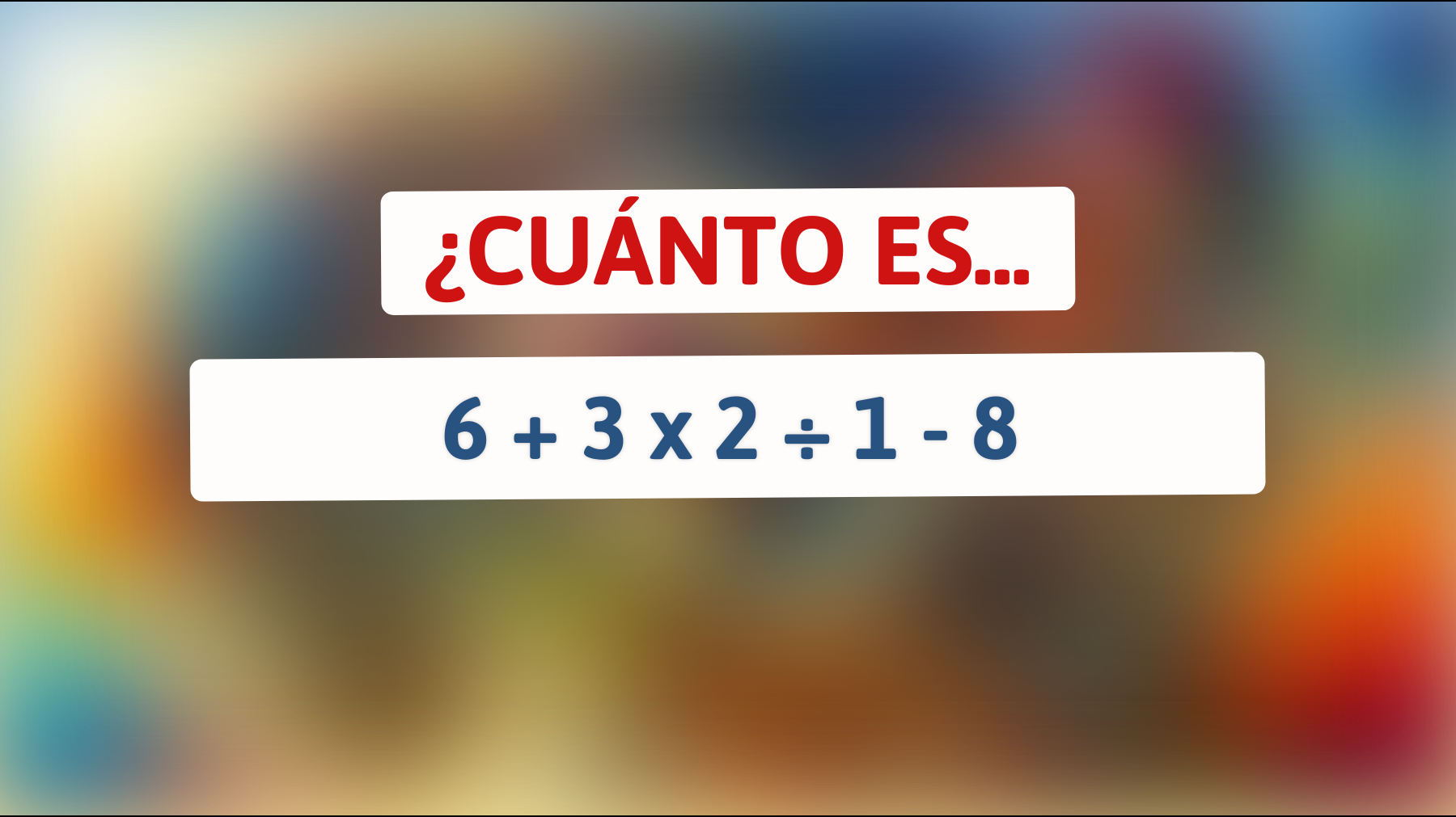 ¡Solo un verdadero genio puede resolver este enigma matemático! ¿Estás listo para el desafío definitivo?"