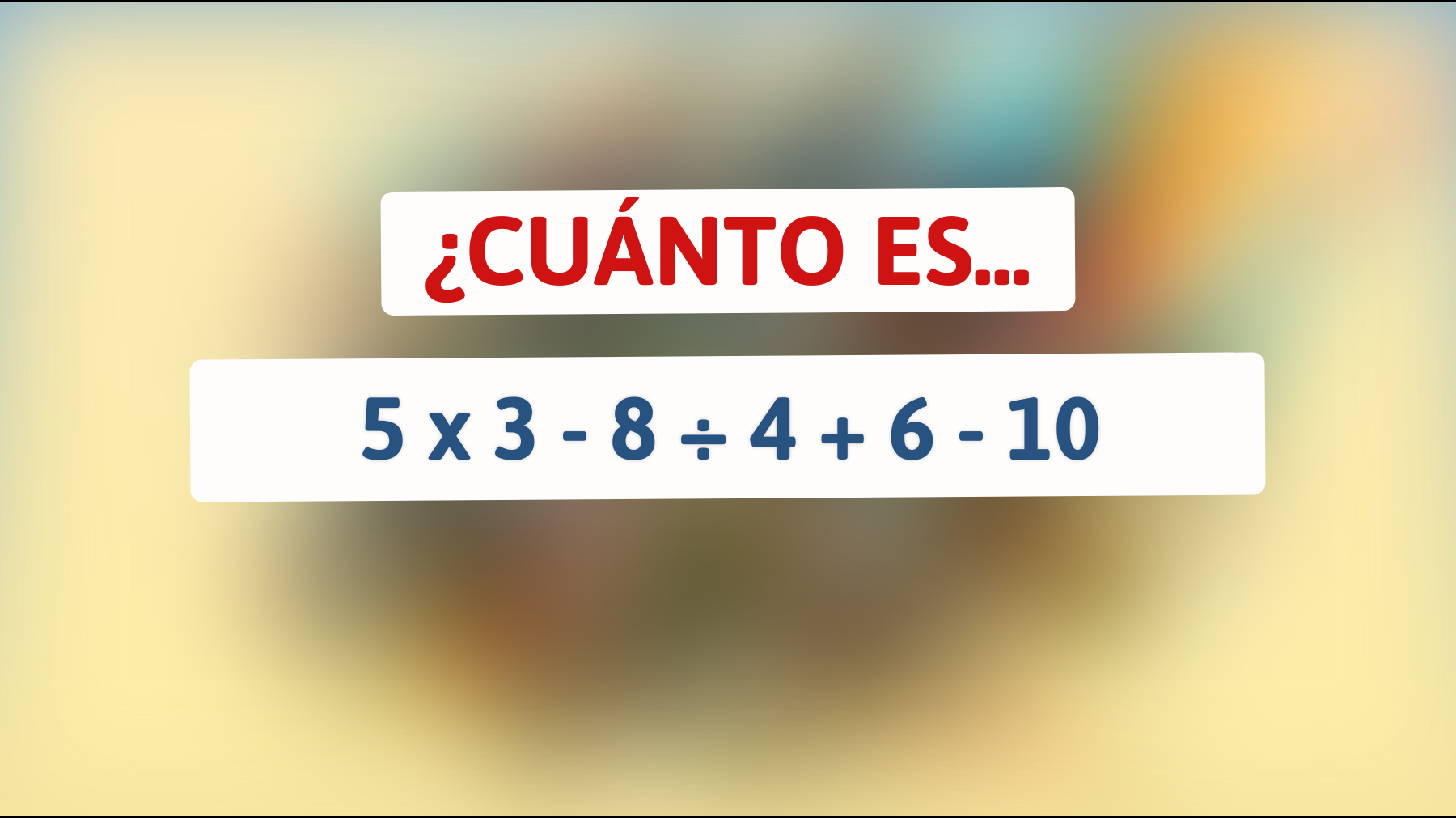 ¿Eres capaz de resolver este desafío matemático que solo el 2% de las personas logra descifrar? ¡Pruébalo ya!"