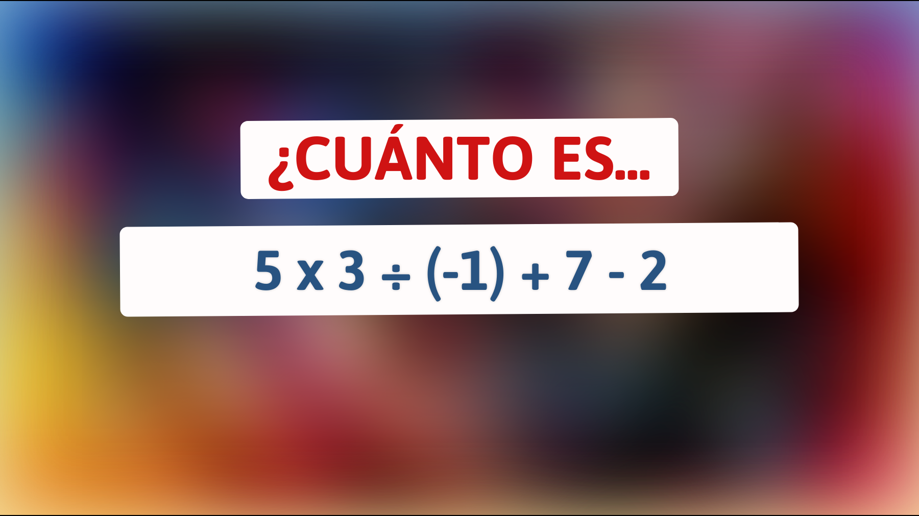 Desafía tu ingenio: Solo el 1% de los genios resuelven este acertijo matemático en menos de un minuto. ¿Te atreves?"