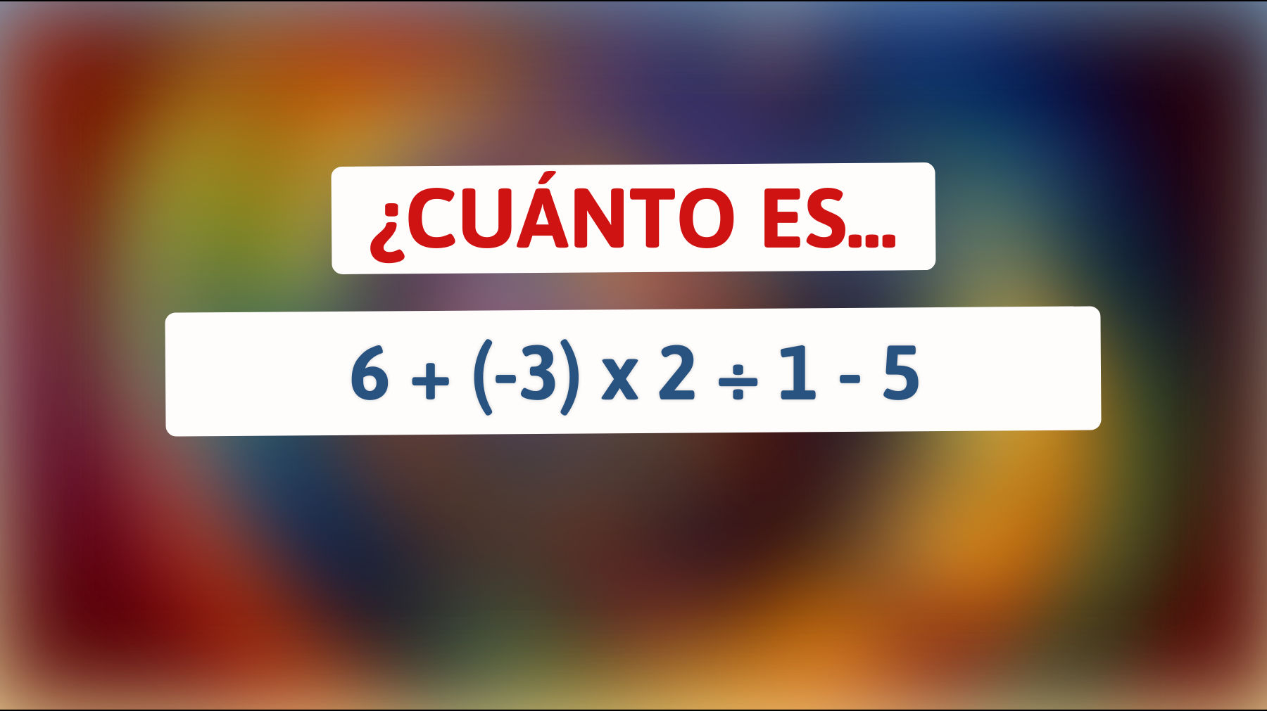 ¡Desafía tu inteligencia! Solo los más brillantes resuelven este enrevesado acertijo matemático en segundos… ¿Podrás superarlo?"