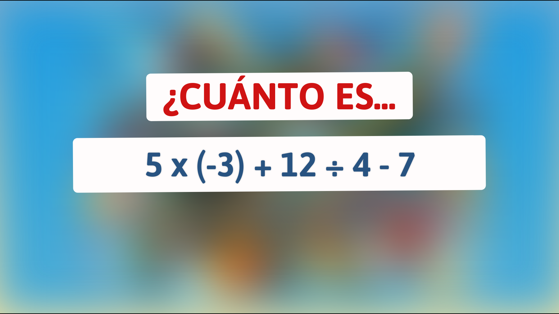 ¡Descubre el acertijo matemático que solo los genios pueden resolver en segundos! ¿Estás a la altura?"