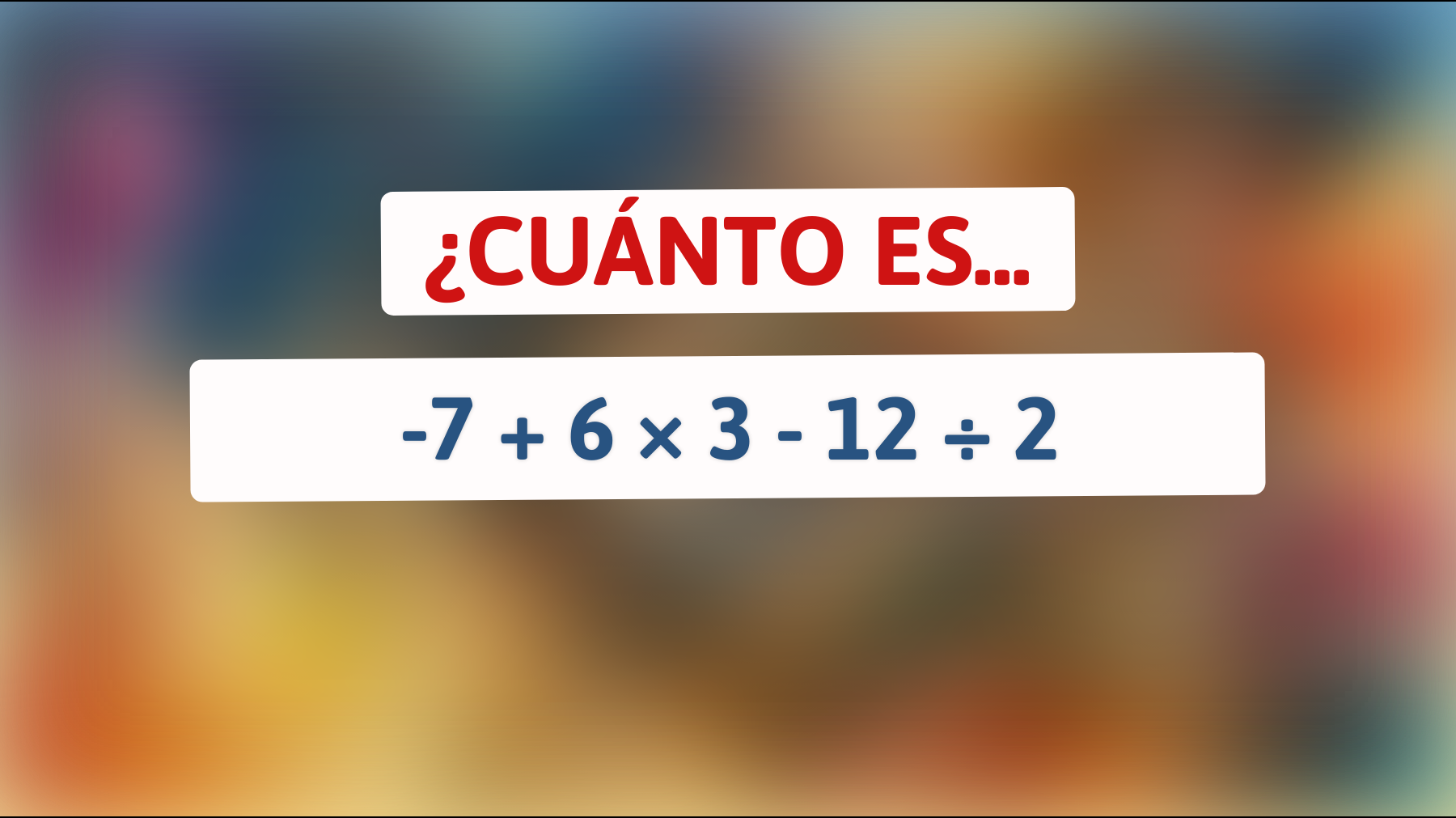 ¡Descubre si estás dentro del uno por ciento más listo! Resuelve este simple acertijo matemático que hará sudar a las calculadoras."