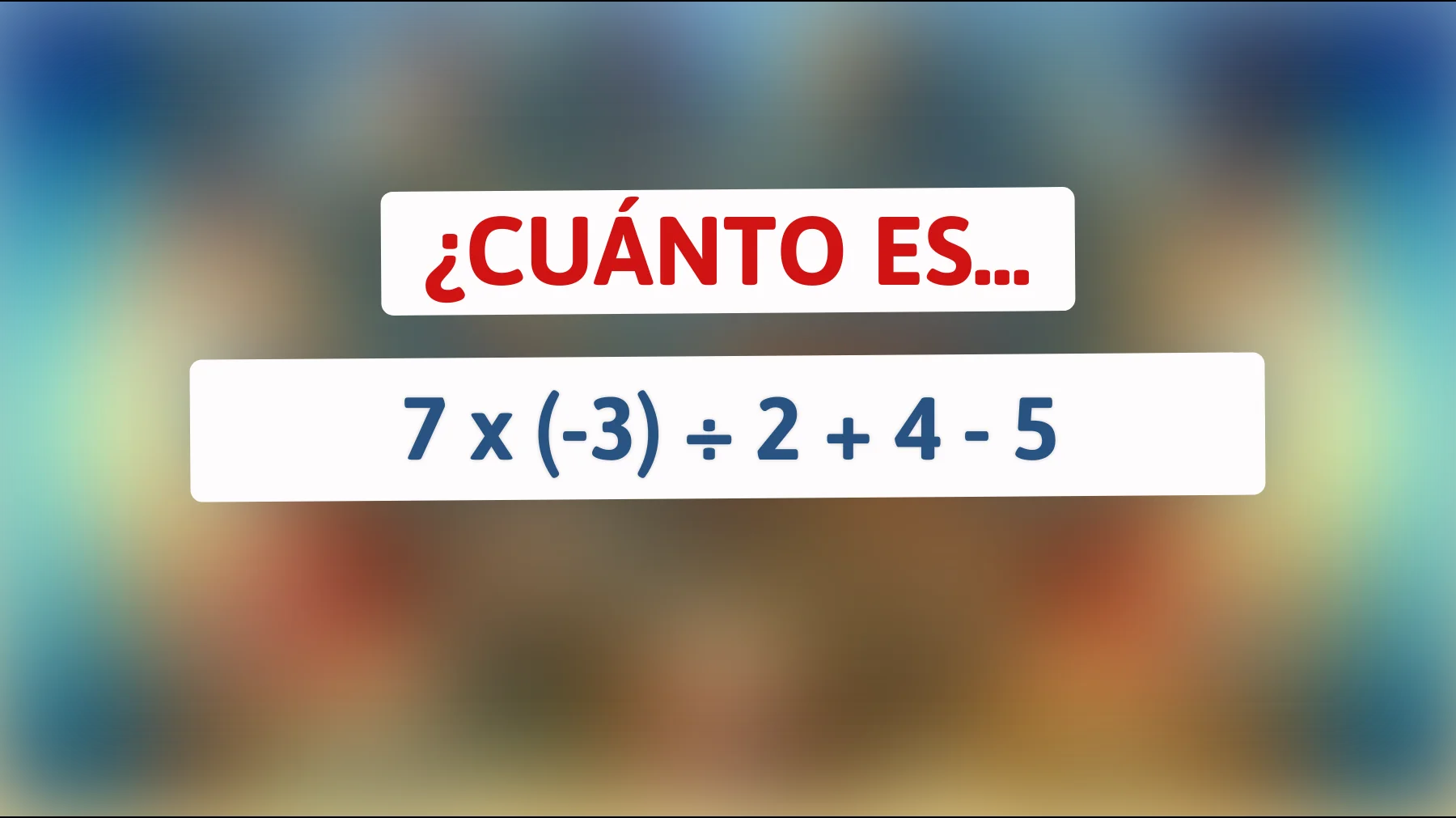 ¡El acertijo matemático que solo los genios resuelven en segundos! ¿Te atreves a intentarlo? Descubre si eres uno de ellos."