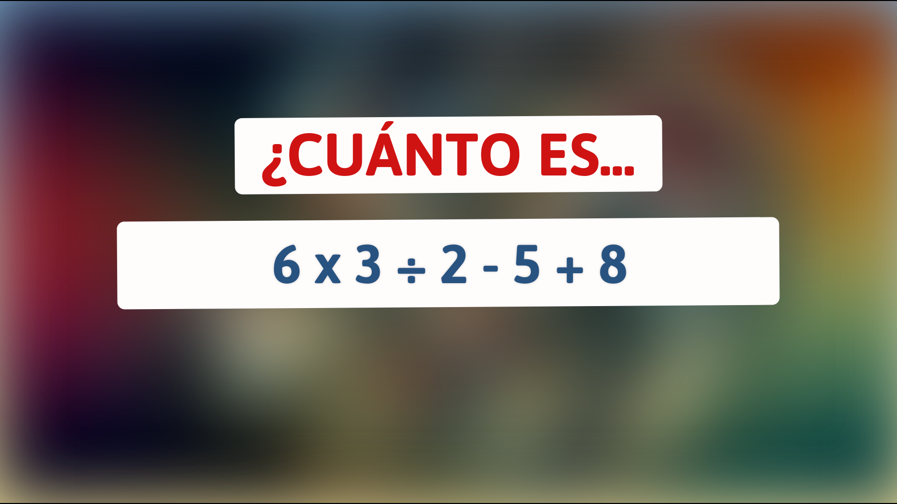 ¡Solo los verdaderos genios pueden resolver este enigma matemático en menos de 10 segundos! ¿Te atreves a intentarlo? 🚀🧠"