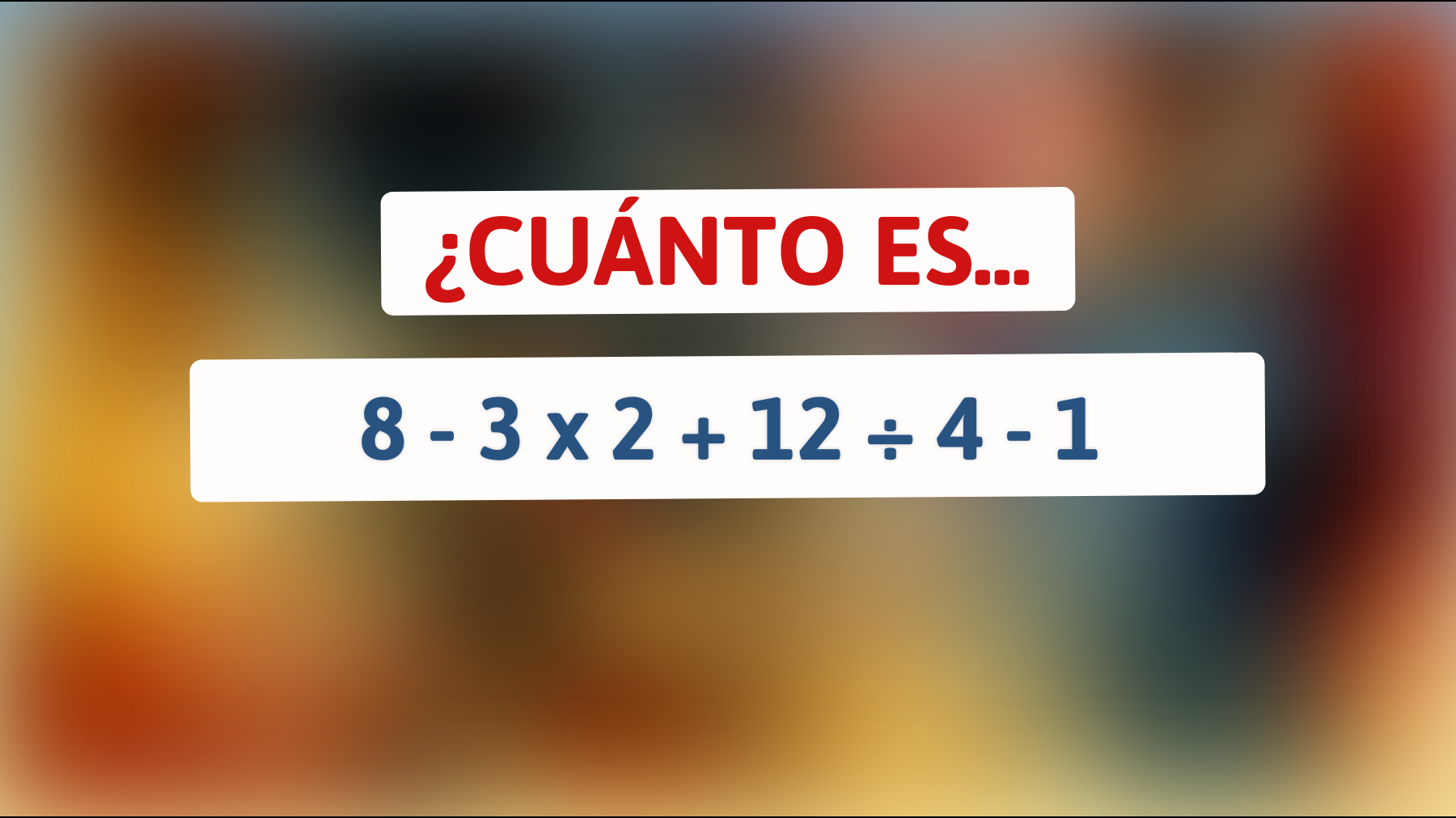 ¿Puedes resolver este enigma matemático que solo el 1% de las personas puede descifrar? ¡Pon a prueba tu ingenio!"