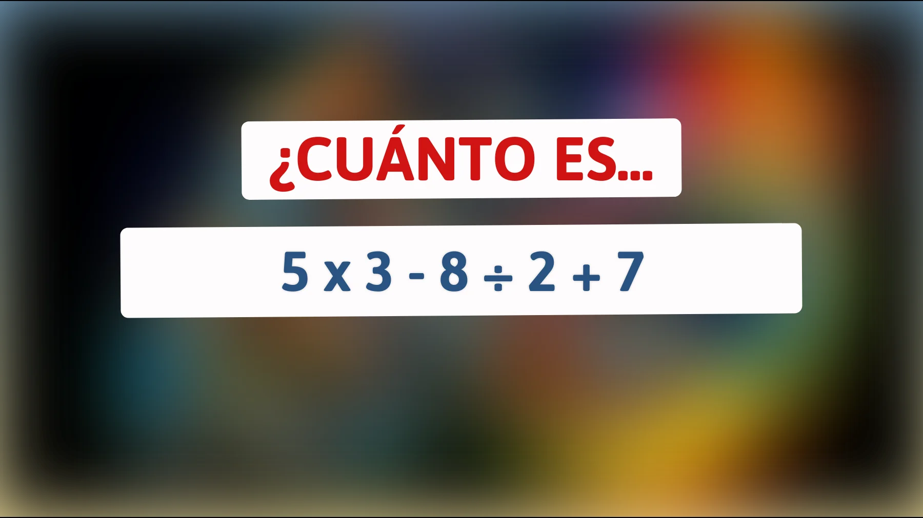 Descubre el acertijo matemático que solo los más inteligentes pueden resolver al instante: ¿puedes calcularlo sin equivocarte?"