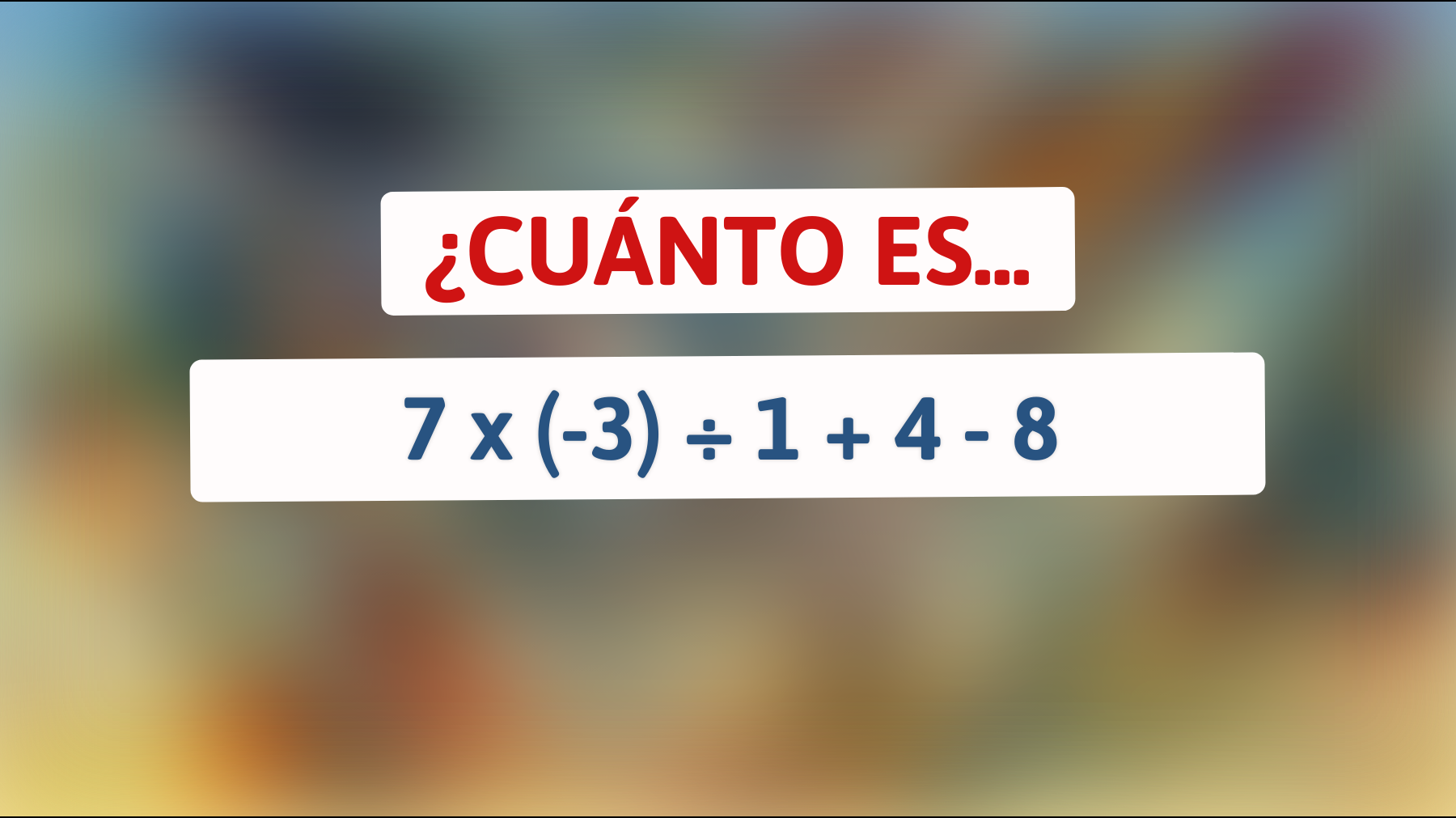 \"Solo el 2% logra resolver este acertijo matemático en menos de un minuto, ¿te atreves?\""